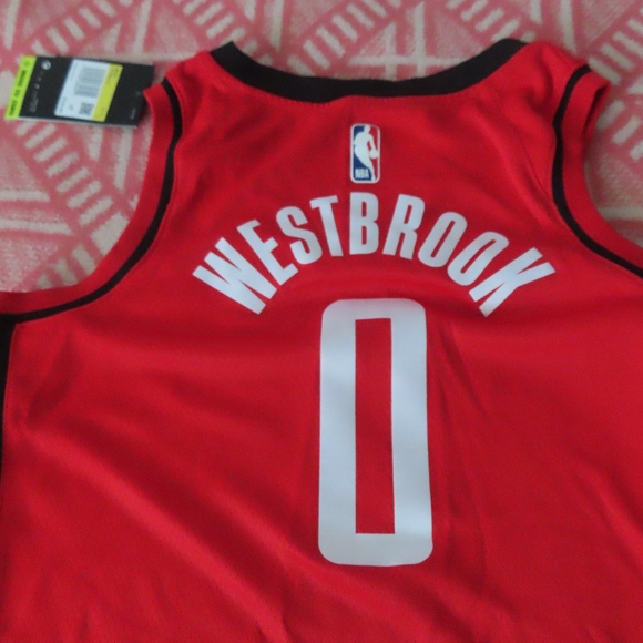Nike Houston Rockets Russell Westbrook Swingman Jersey (CW3666-657) Size S (40) - Picture 4 of 9